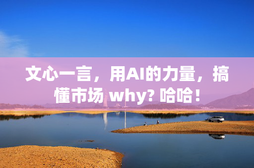 文心一言，用AI的力量，搞懂市场 why? 哈哈！