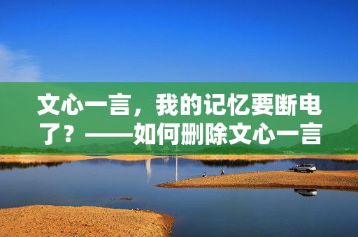 文心一言，我的记忆要断电了？——如何删除文心一言的对话